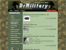 Tablet Screenshot of drmilitary.com